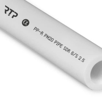 Труба полипропиленовая PPR 20х3,4 PN20 белая 2м SDR6 РТП