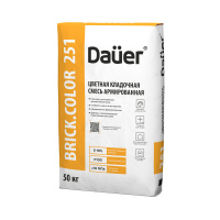Цветная кладочная смесь армированная Dauer BRICK.COLOR 251 серая 50 кг
