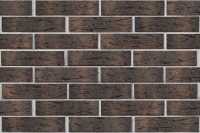 Лицевой  кирпич ЛСР 1НФ Графитовый с посыпкой руст