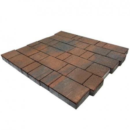 Тротуарная плитка Steinrus Бельпассо Color Mix 40 мм